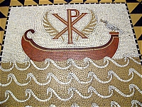 Церковь Успения (Дормицион). Деталь мозаики.