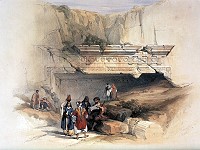 Гробница Елены Адиабенской. Гравюра Дэвида Робертса. 1839 г. 