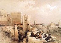 Вход в Цитадель. Гравюра Дэвида Робертса. 1839 г.