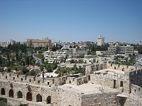 Вид из Цитадели на новый Иерусалим.