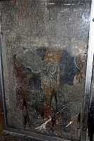 Храм Гроба Господня. Капелла обретения креста. Фреска с изображением Распятия.